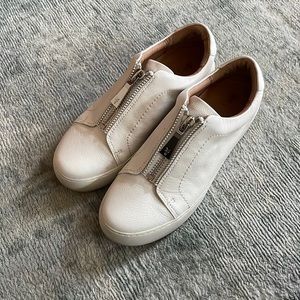 White Frye Leather sneaker